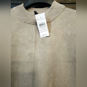 Suede sweater